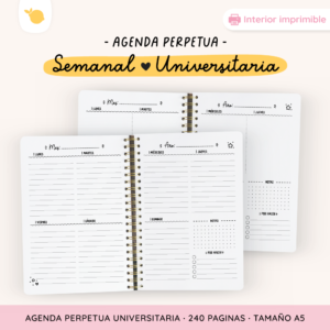 Agenda perpetua - Universitaria