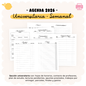 Agenda 2026 - Universitaria