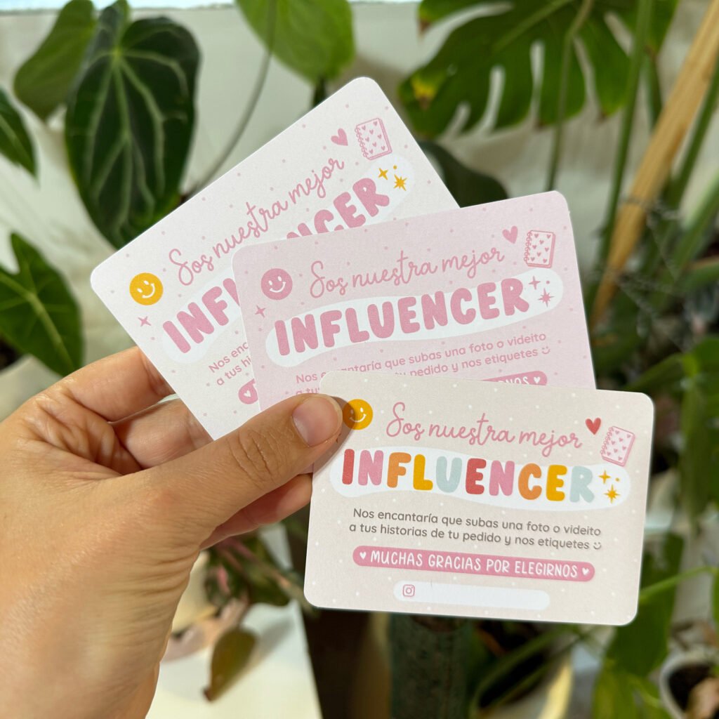 tarjeton influencer