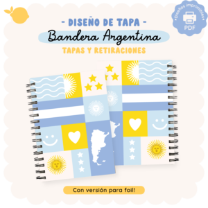 Tapa - Bandera Argentina - Colección Argentina - A6, A5 y A4