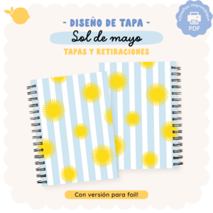 Tapa - Sol de mayo - Colección Argentina - A6, A5 y A4
