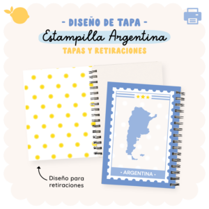 Tapa - Estampilla Argentina - Colección Argentina - A6, A5 y A4