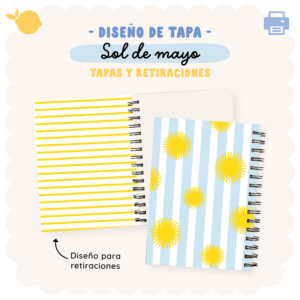 Tapa - Sol de mayo - Colección Argentina - A6, A5 y A4