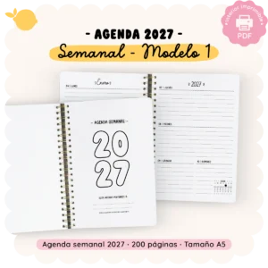 Agenda 2027 - Semanal - Modelo 1