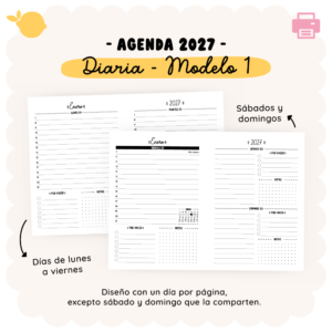 Agenda 2027 - Diaria - Modelo 1